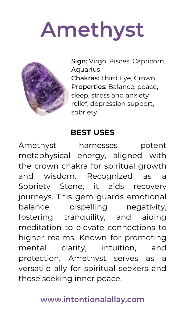 sapphire what does the birthstone amethyst mean